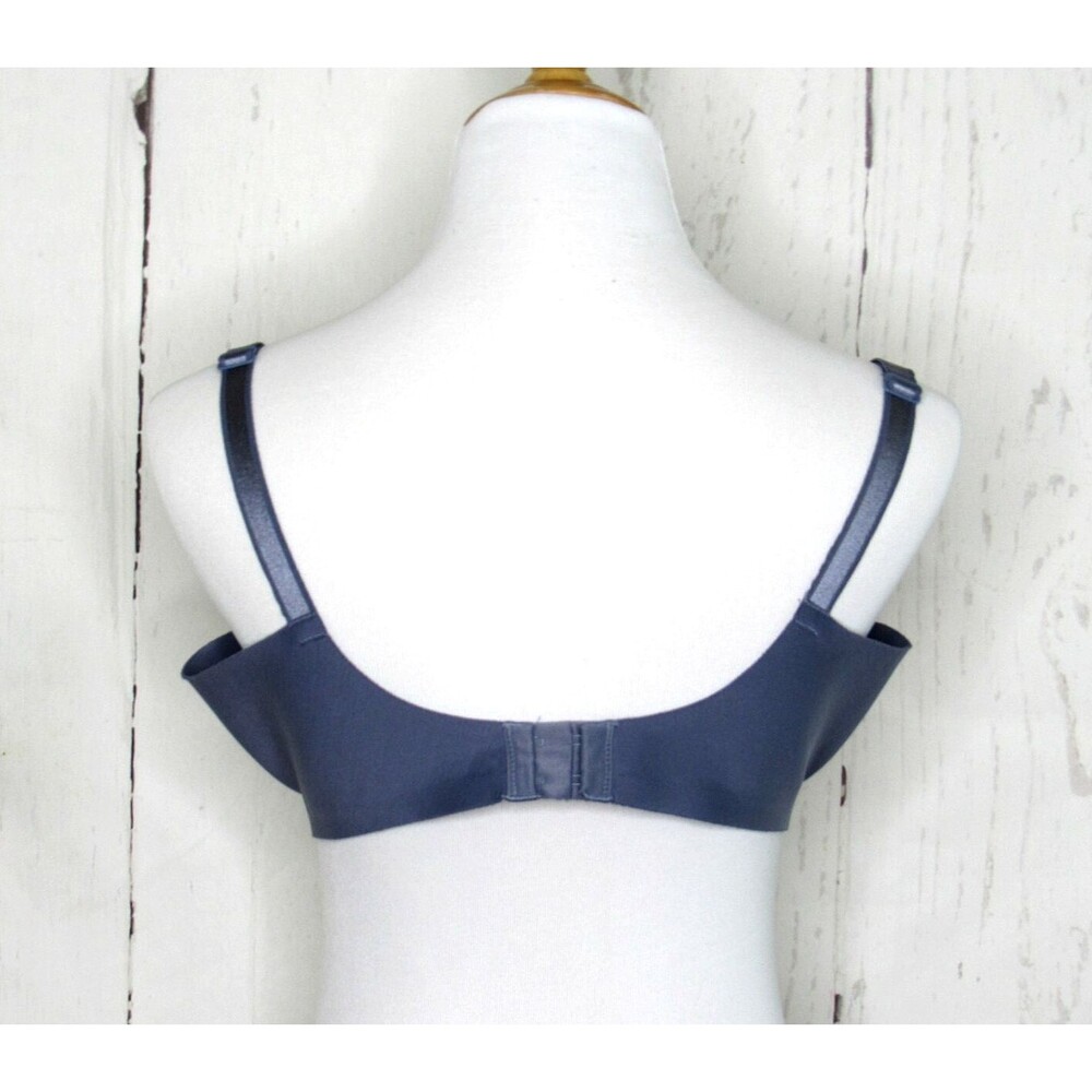 Warners No Side Effects T-Shirt Bra 01356 Underwire Gray Animal Print Size 40C - Picture 3 of 6
